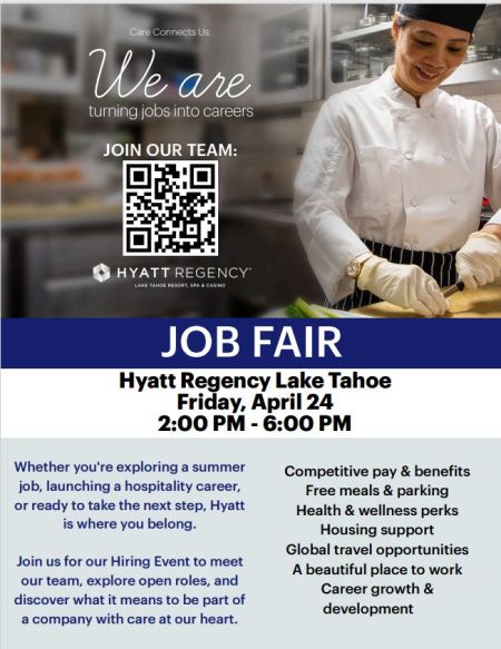 Hyatt Regency Lake Tahoe, Community Job Fair