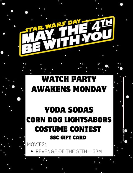 Sierra Surf Club, May the 4th Be with You: Star Wars Watch Party