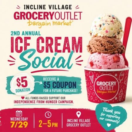 Grocery Outlet Incline Village, 2nd Annual Ice Cream Social