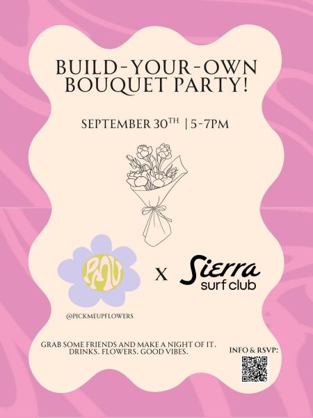 Sierra Surf Club, Build-Your-Own Bouqet Party