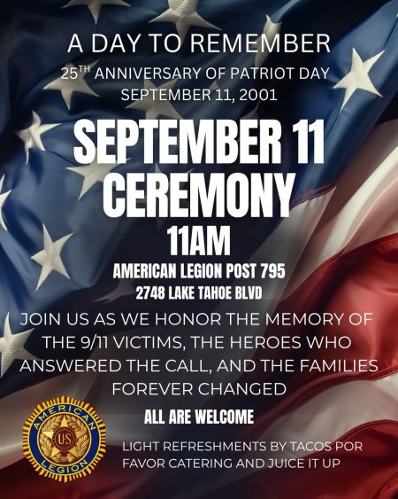 American Legion Post 795, September 11 Remembrance Ceremony – American Legion Post 795