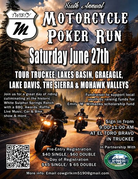 Lost Sierra Events, Motorcycle Poker Run