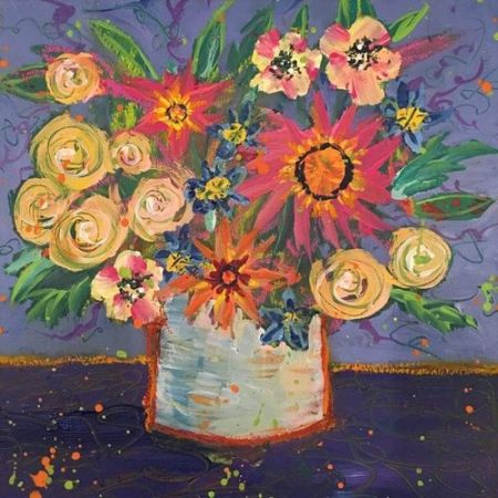 Atelier, Abstract Acrylic Florals