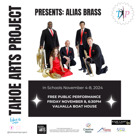 Tahoe Arts Project, Alias Brass Free Concert