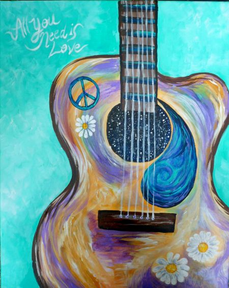 Tranquil Palette- A Social Art Event-Paint and Sip, Tranquil Palette Paint Night At Diego's in Grass Valley, CA $30 Per Person