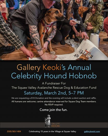 Gallery Keoki, Celebrity Hound Hobnob
