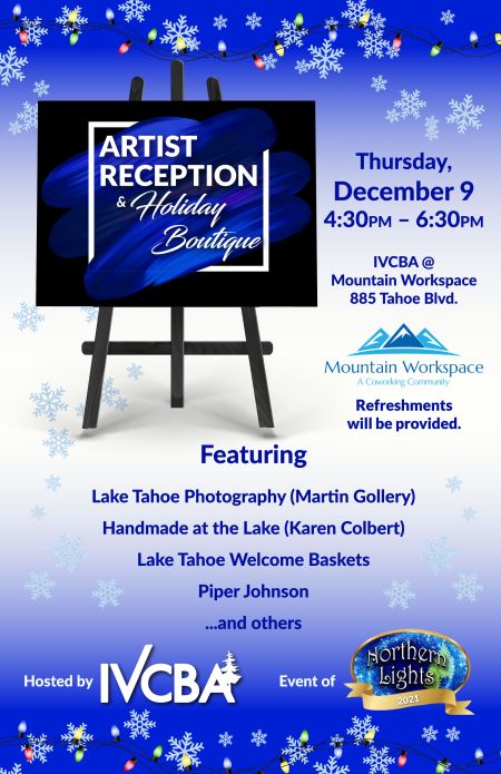 Northern Lights Festival, Artist Reception & Holiday Boutique