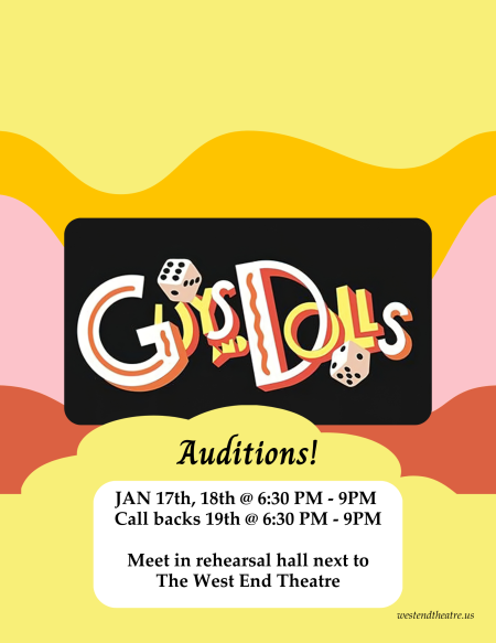 Dramaworks & West End Theatre, Guys and Dolls Auditions!