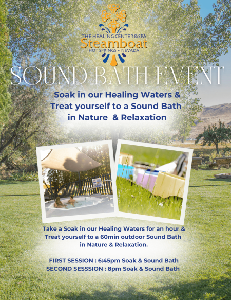 Steamboat Hot Springs Healing Center & Spa, Steamboat Sound Bath