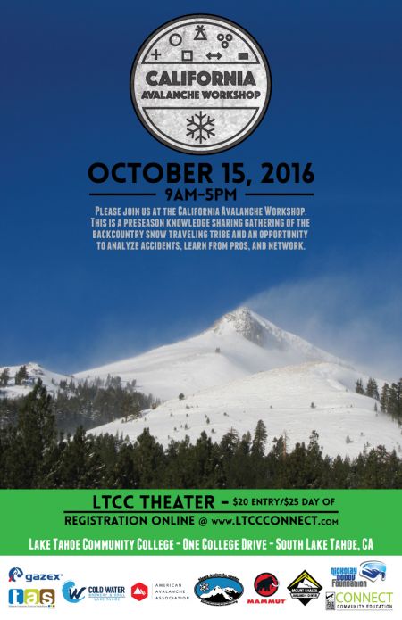 Lake Tahoe Community College, California Avalanche Workshop
