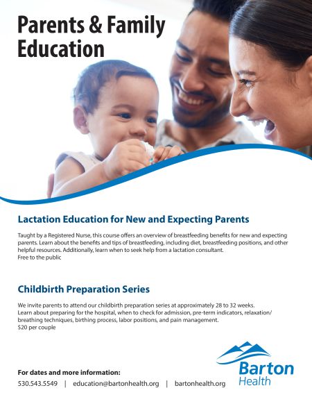 Barton Health, Lactation Education for New and Expecting Parents