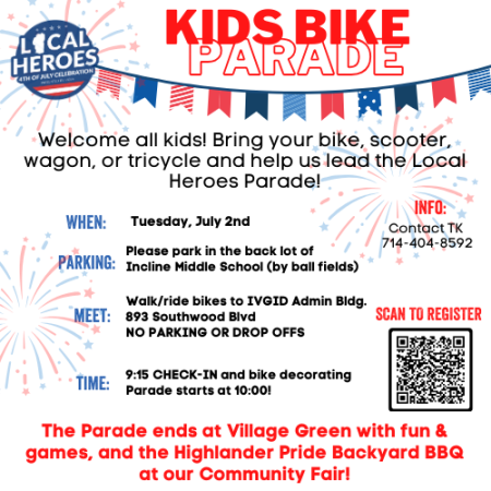 IVGID, Kids Bike Parade