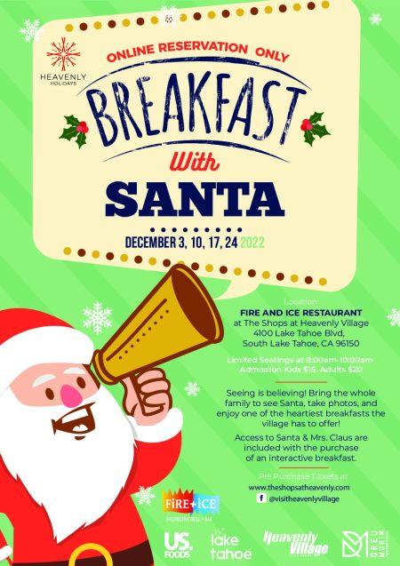 Shops at Heavenly Village, Breakfast with Santa