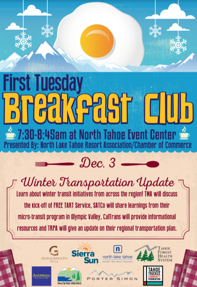 North Tahoe Community Alliance (NTCA), First Tuesday Breakfast Club