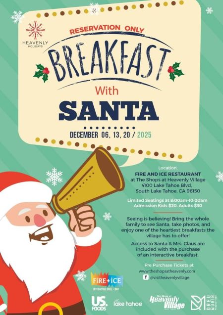 Shops at Heavenly Village, Breakfast with Santa