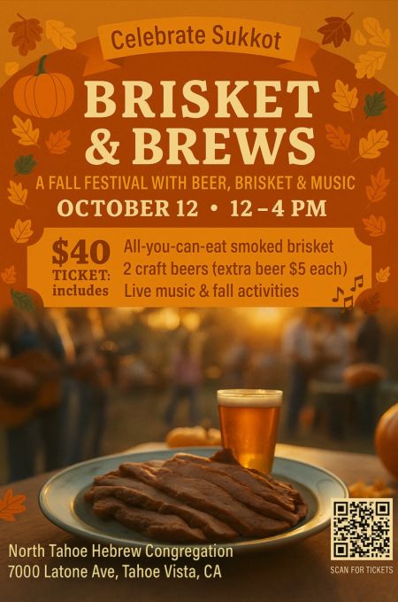 North Tahoe Hebrew Congregation, Brisket & Brews
