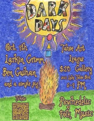Tahoe Art League, Larkin Grimm, Ben Guihan, and a simple pig