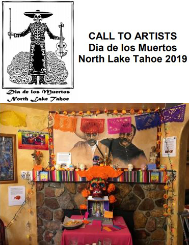 Dia De Los Muesrtos - Kings Beach, Lake Tahoe, Call to Artists - Dia de los Muertos North Lake Tahoe 2019