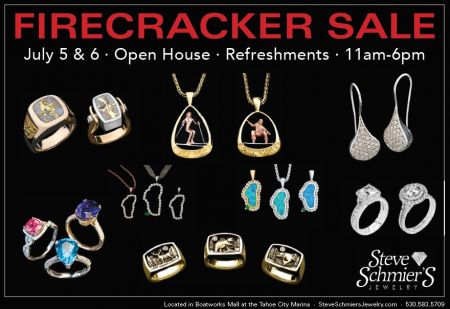 Steve Schmier's Jewelry, Firecracker Sale!