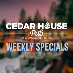 Cedar House Pub, Weekly Specials & Happy Hour