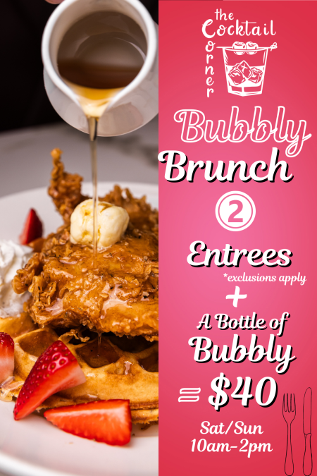 The Cocktail Corner, Bubbly Brunch