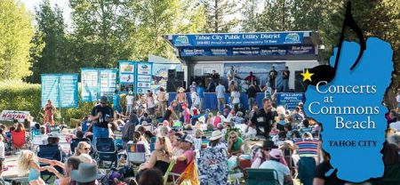 Tahoe City Downtown Association, CONCERTS AT COMMONS BEACH