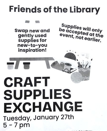 South Lake Tahoe Library, Craft Supplies Exchange
