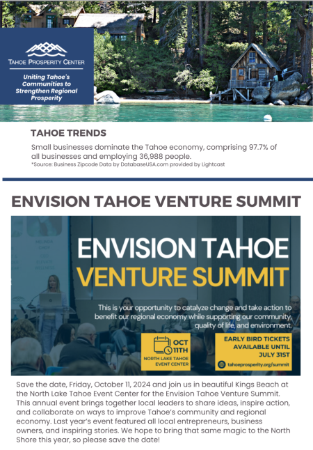 North Tahoe Event Center, Envision Tahoe Venture Summit