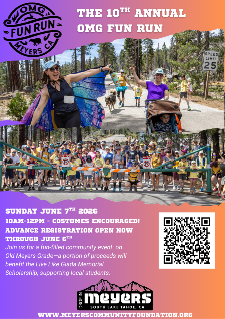 Meyers Community Foundation, OMG Fun Run