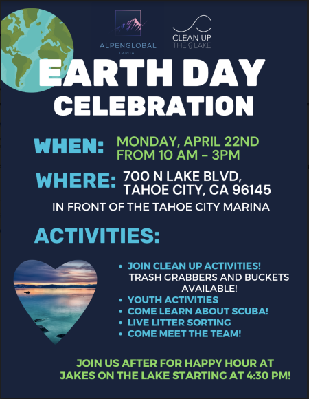 Tahoe City Marina, Earth Day Celebration
