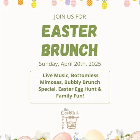The Cocktail Corner, Easter Brunch