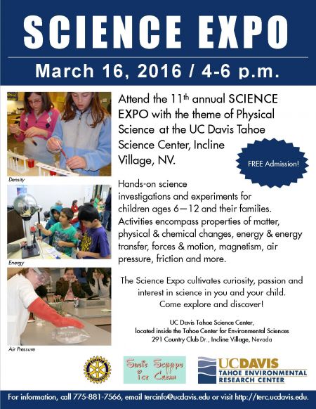 UC Davis Tahoe Science Center, Science Expo