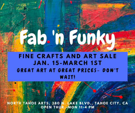 North Tahoe Arts, Fab 'n Funky Art Sale
