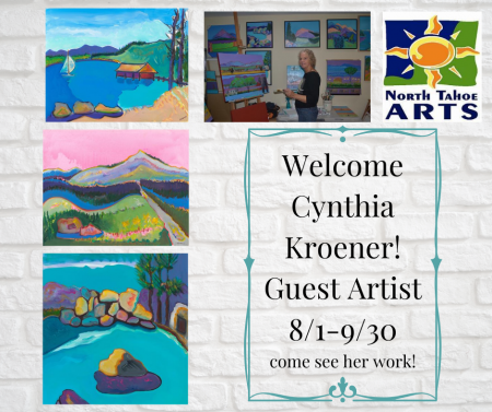 North Tahoe Arts, Guest Artist, Cynthia kroener