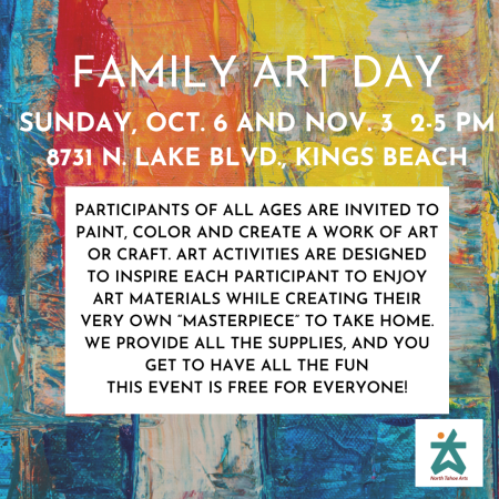 North Tahoe Arts, Family Art Day