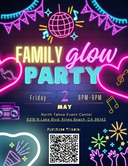 Sierra Community House, Annual Family Dance: Family Glow Party