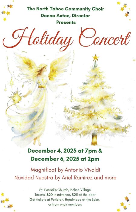 North Tahoe Community Choir, Holiday Concert