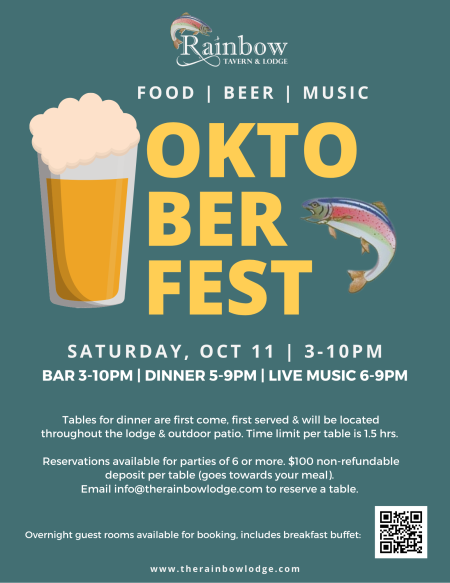 Rainbow Tavern & Lodge, 5th Annual Oktoberfest