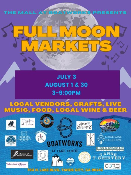 Tahoe Boho Studio, Full Moon Markets