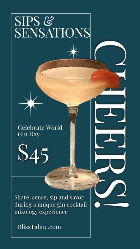 Lake Tahoe Yoga, Sips & Sensations: Celebrate World Gin Day