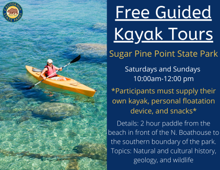 Sierra State Parks Foundation, Guided Kayak Tours