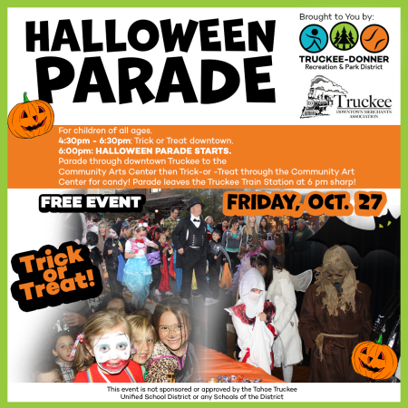 Truckee Donner Recreation & Park District, Halloween Parade