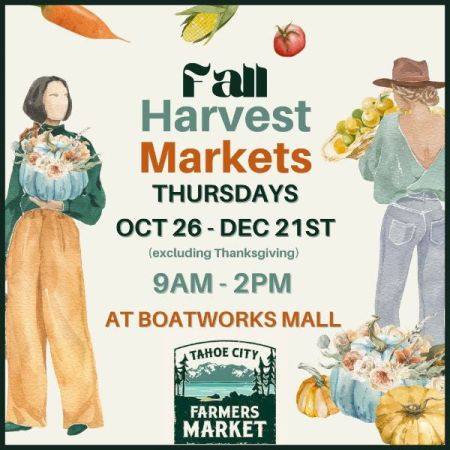 Lake Tahoe Events, Fall Harvest Farmers Market