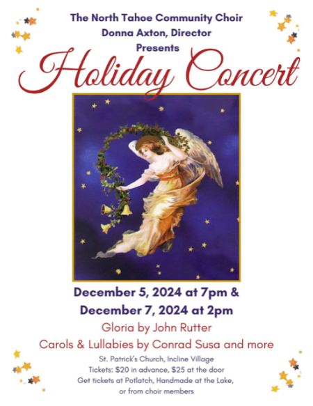 Northern Lights Festival, North Tahoe Community Choir Presents Holiday Concert