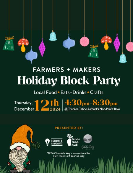 Truckee Roundhouse Makerspace, Holiday Block Party