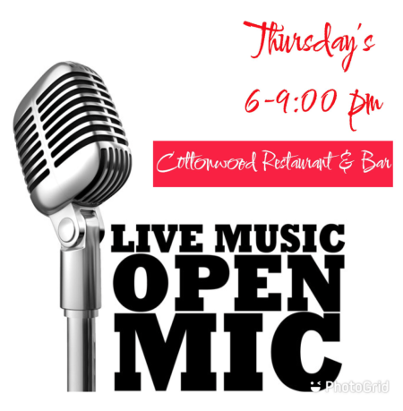 Cottonwood Restaurant, Open Mic Night