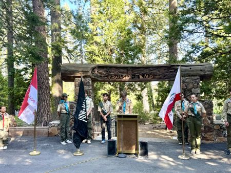 Tahoe City & West Shore Events, North Tahoe Scouts Troop 266 Veteran's Day Service