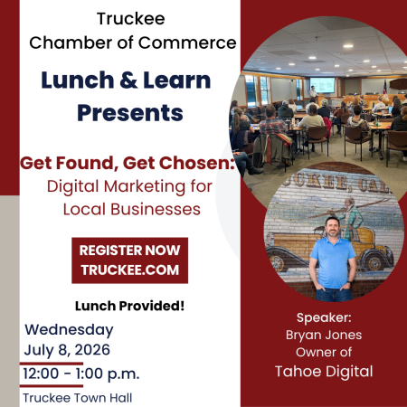 Truckee Chamber of Commerce, Get Found, Get Chosen: Digital Marketing for Local Businesses
