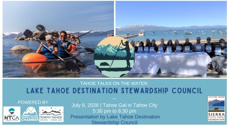 Sierra State Parks Foundation, Tahoe Talk on the Water - Lake Tahoe Destination Stewardship Council