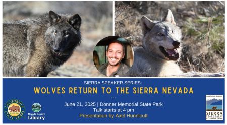 Sierra State Parks Foundation, Sierra Speaker Series: Wolves Return to the Sierra Nevada